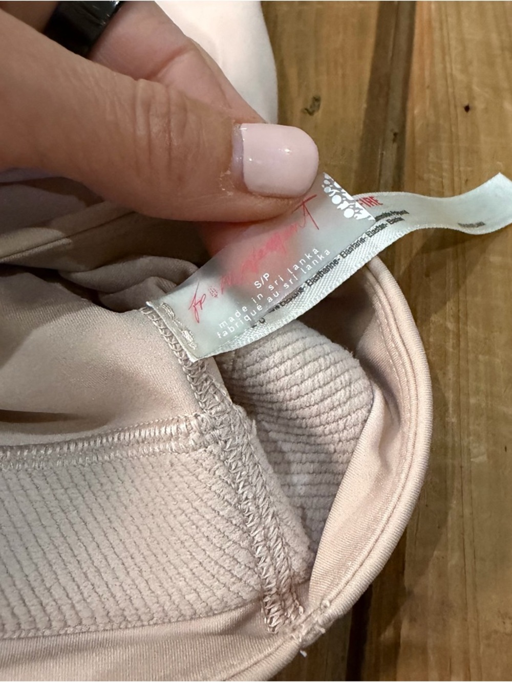 Free People Movement Win Win Sports Bra Rose Clay Size Small - Picture 6 of 8